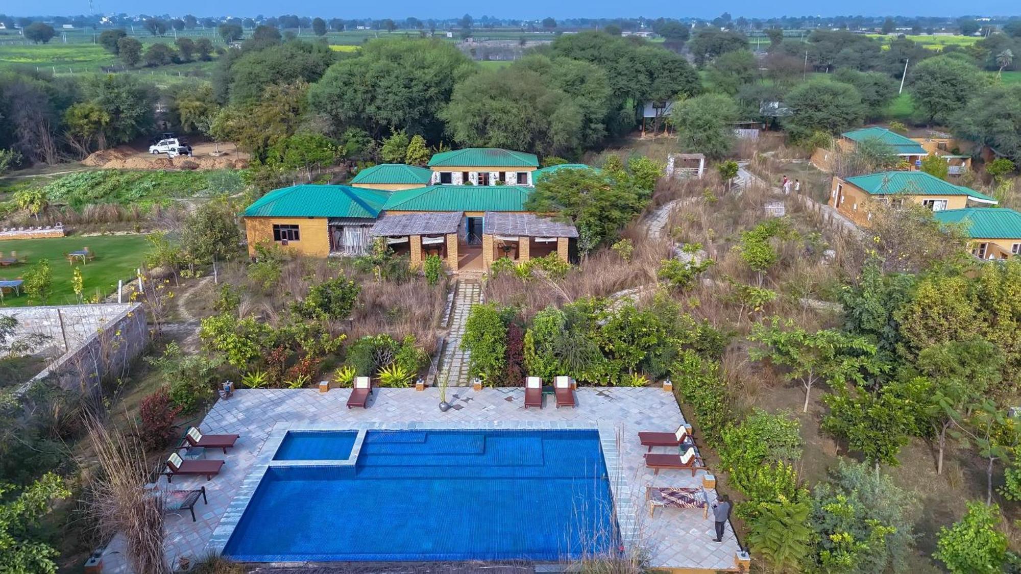 Bagh Serai - Rustic Cottage With Private Pool Sawai Madhopur Ngoại thất bức ảnh